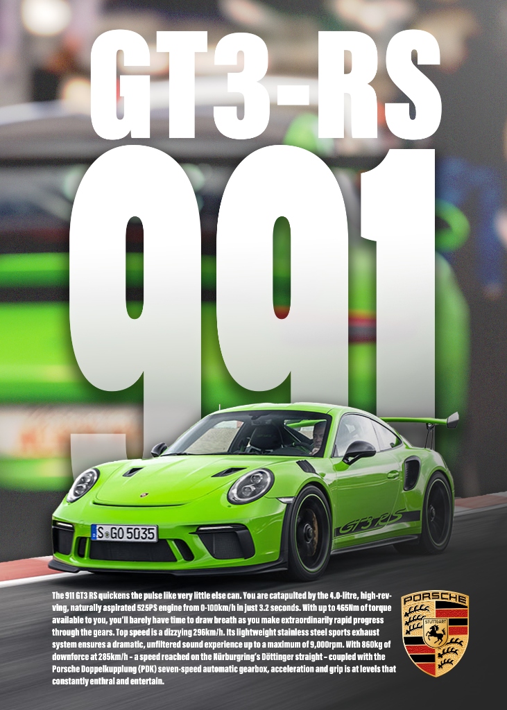 Poster Design - Porsche GT3-RS 991